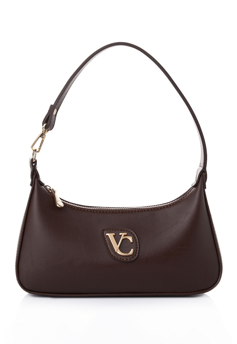 Geanta din piele ecologica cu maner si logo