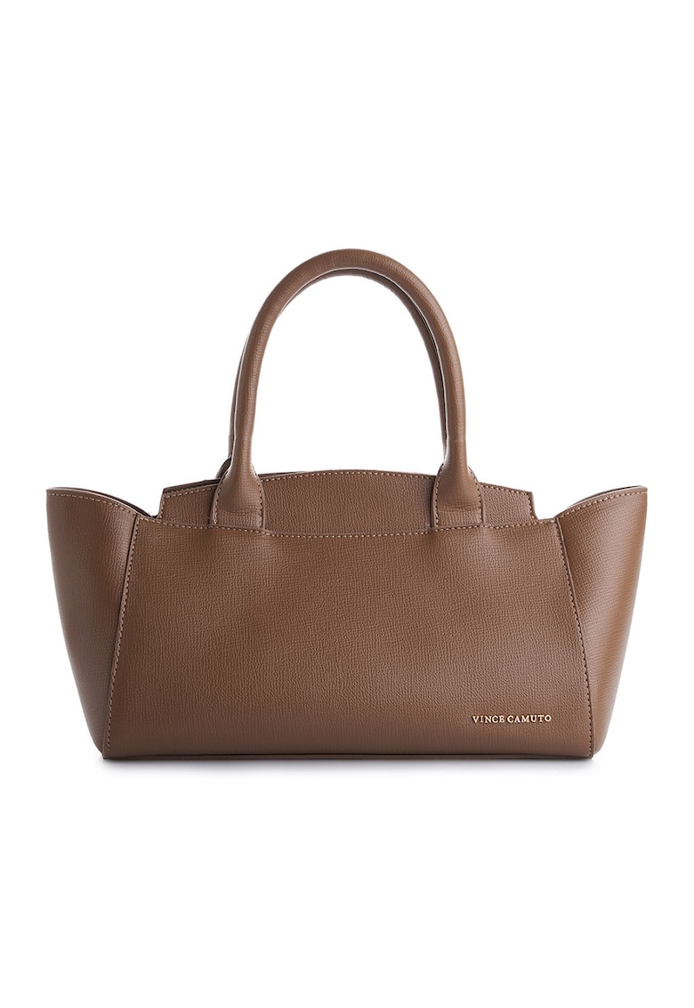 Geanta tote texturata - Maro deschis