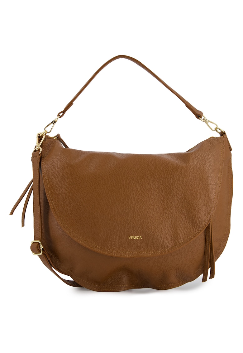 Geanta de umar din piele naturala cu fermoar