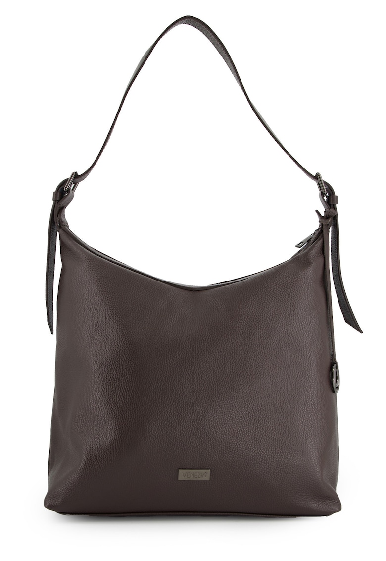 Geanta de umar din piele naturala cu fermoar