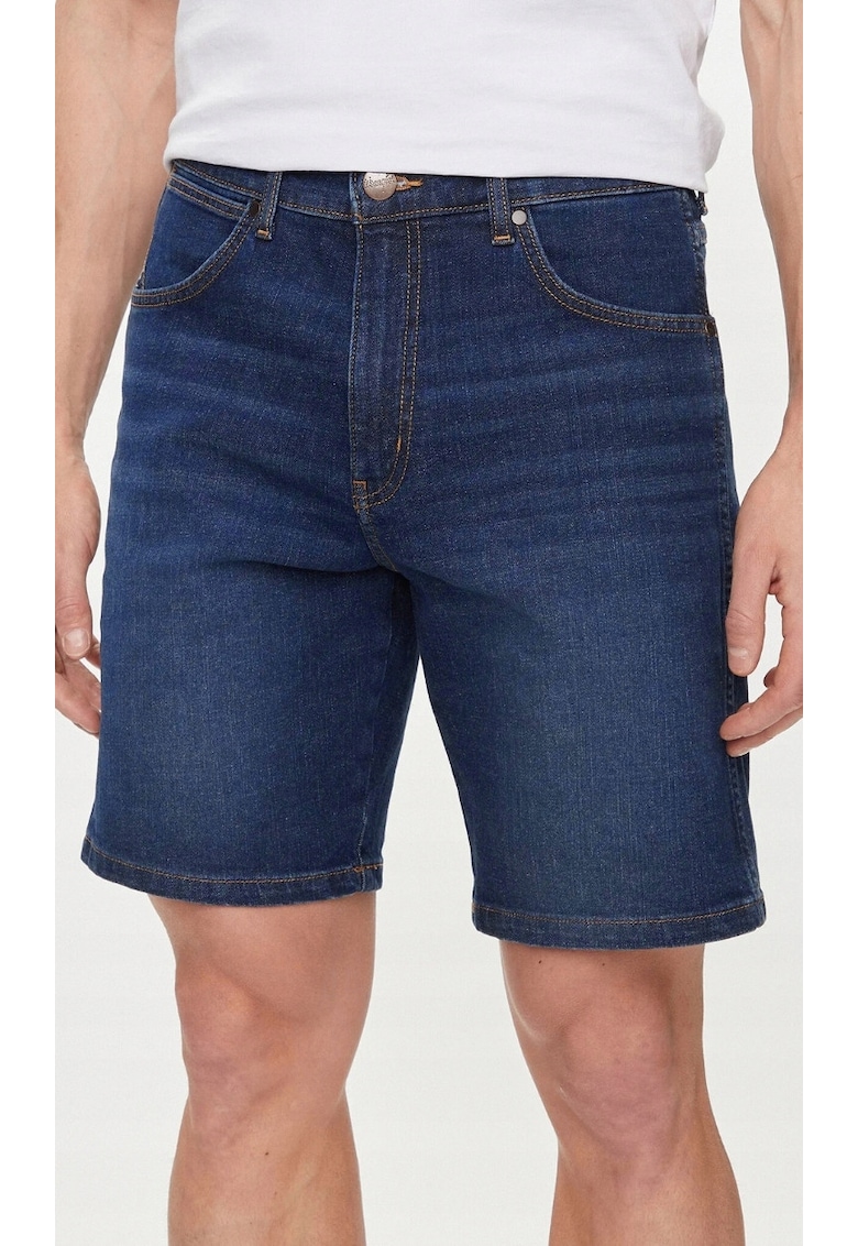 Blugi scurti barbati Texas - bumbac/elastan - albastru