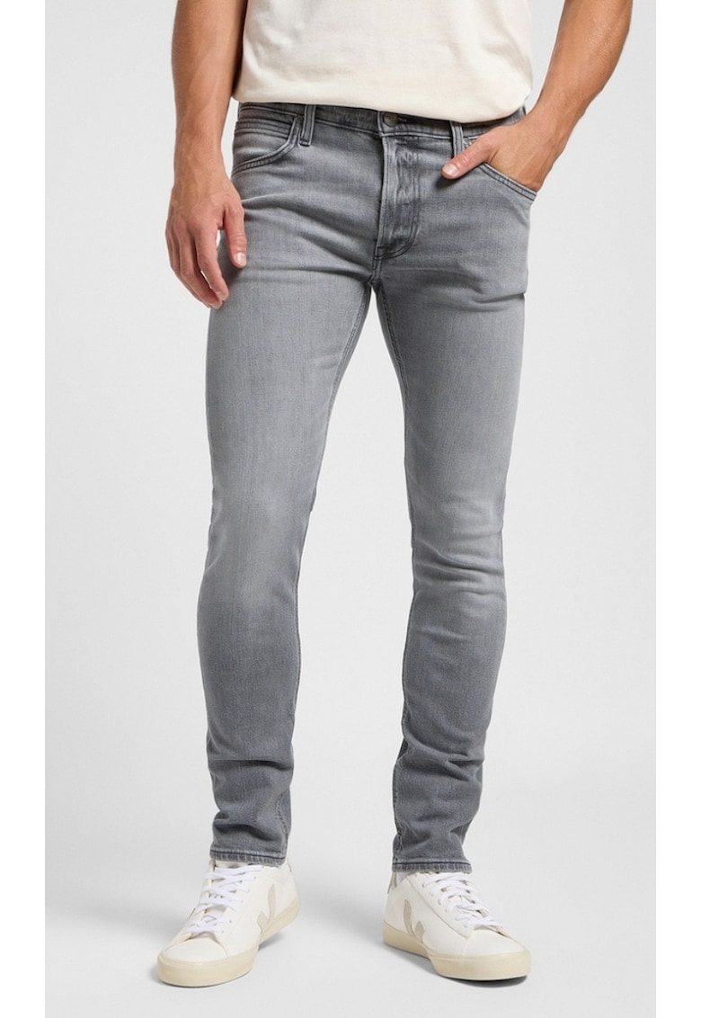 Blugi barbatesti Luke - slim tapered - gri inchis - denim elastic