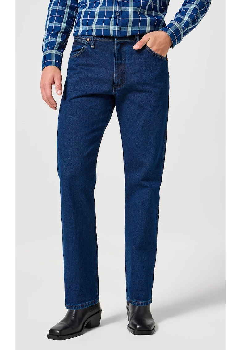 Blugi barbati 13MWZ - croiala dreapta - albastru - Albastru