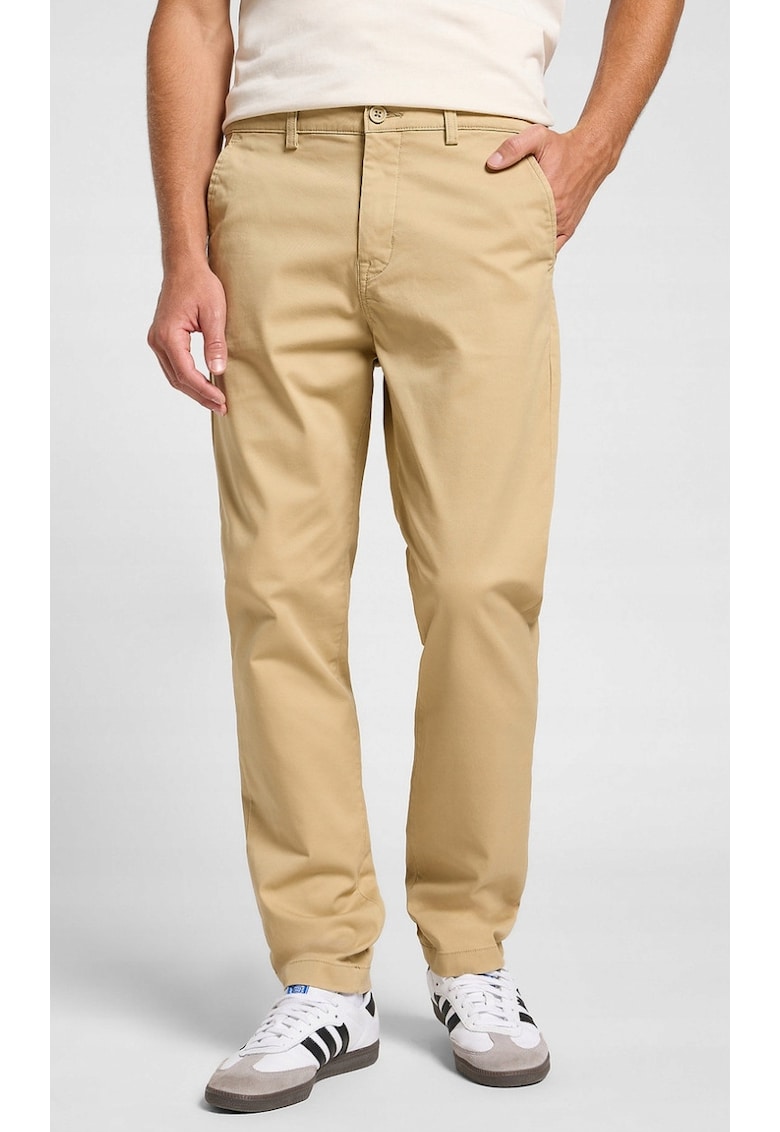 Blugi barbati Slim Chino - bumbac/elastan - bej