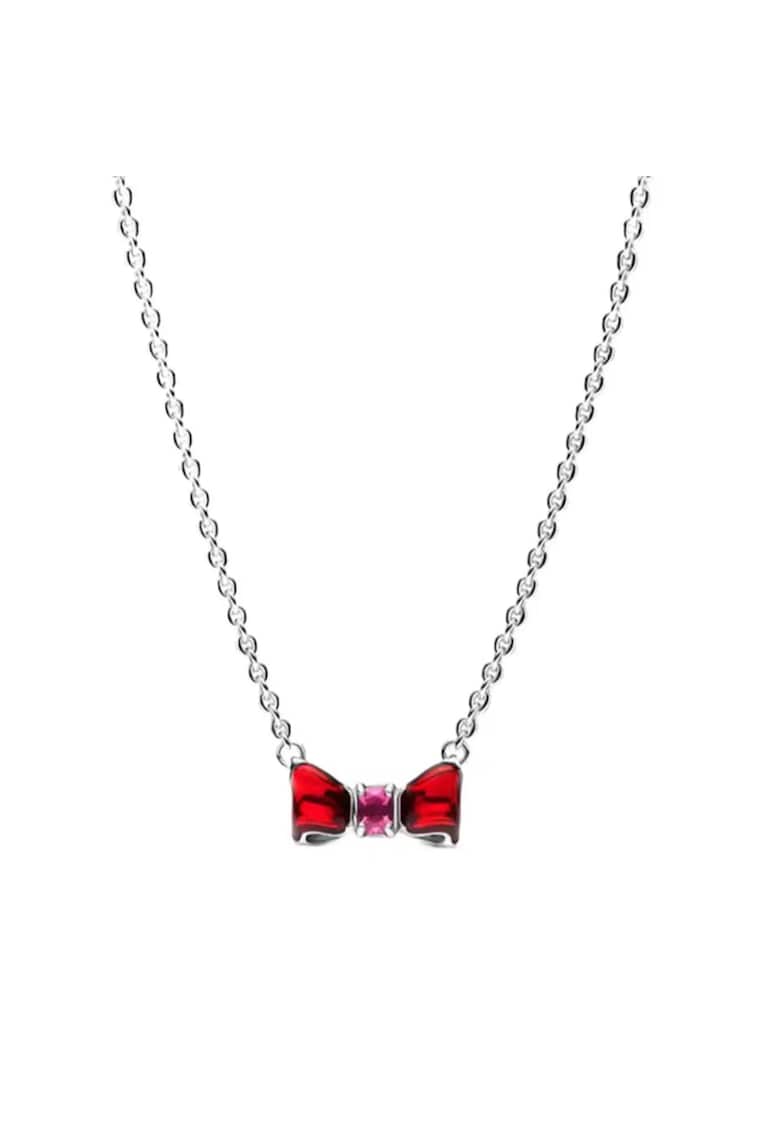 Colier cu pandantiv tip funda rosie din Alba ca zapada de la Disney - 45cm