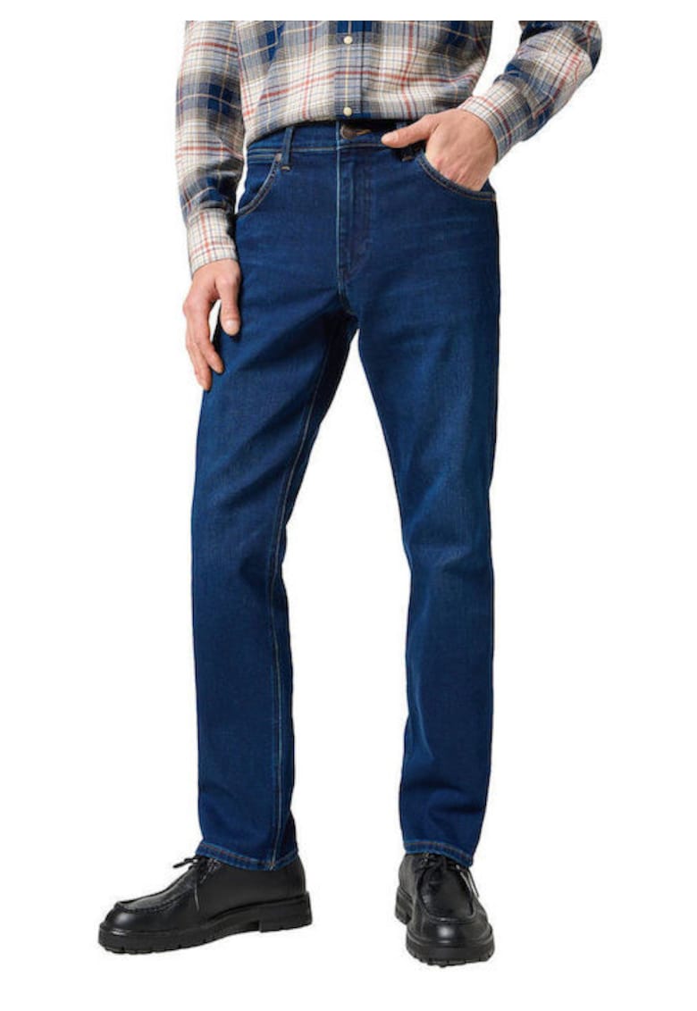 Blugi barbati Greensboro - albastru inchis - pentru tinute zilnice si formale