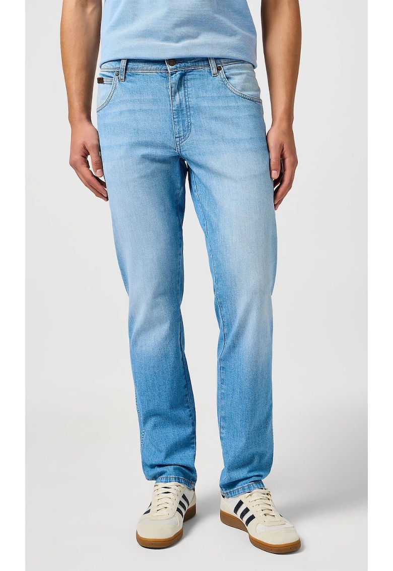 Blugi barbati Texas Slate - bumbac/poliester/elastan - albastru deschis