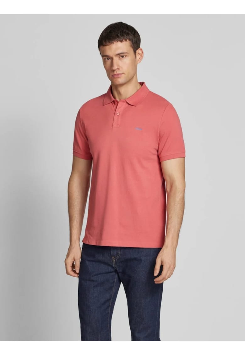 Tricou polo barbati - din 100% bumbac - cu logo