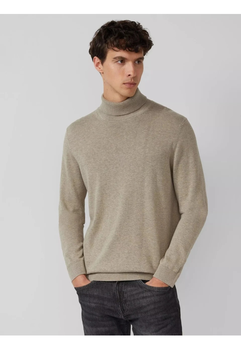 Pulover barbati cu guler inalt - din bumbac