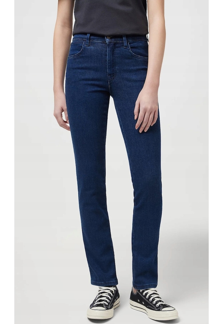 Blugi dama - slim fit - albastru - bumbac - Albastru