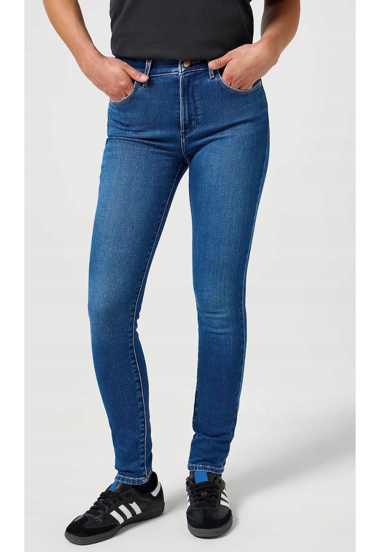 Blugi dama 112355898 - Albastru - Bumbac