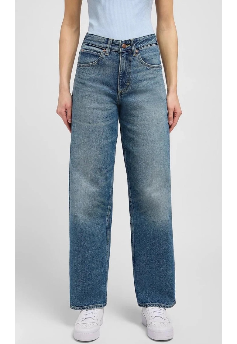 Blugi dama Bumbac - Albastru Slim fit - Albastru