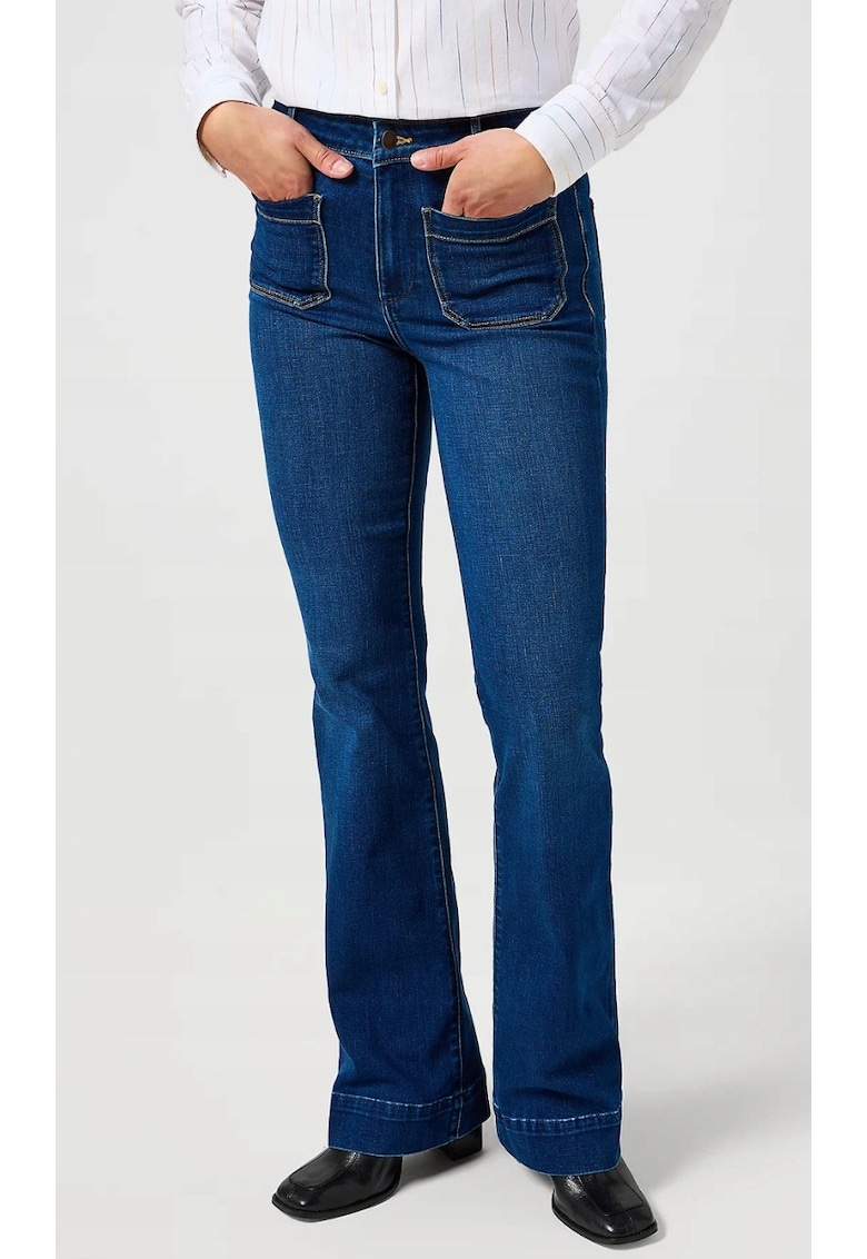 Blugi dama 112356623 - Bumbac - Albastru