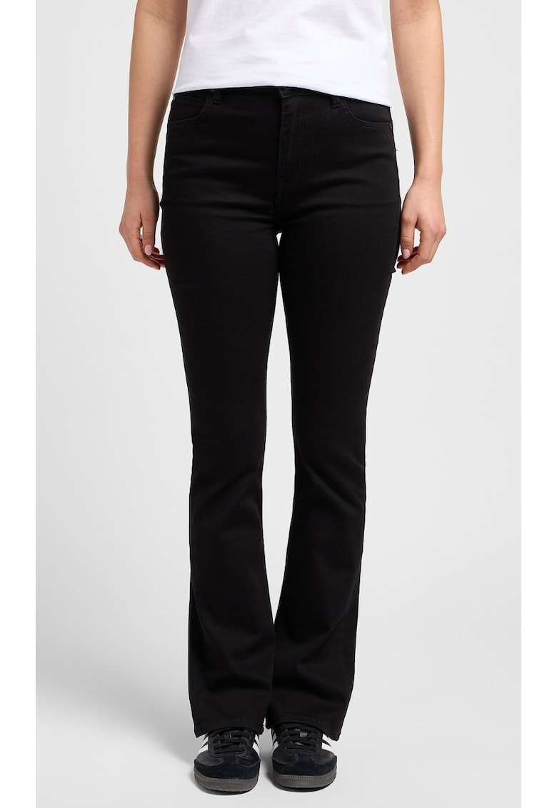 Blugi dama L31TFS47 - Bumbac - Negru -