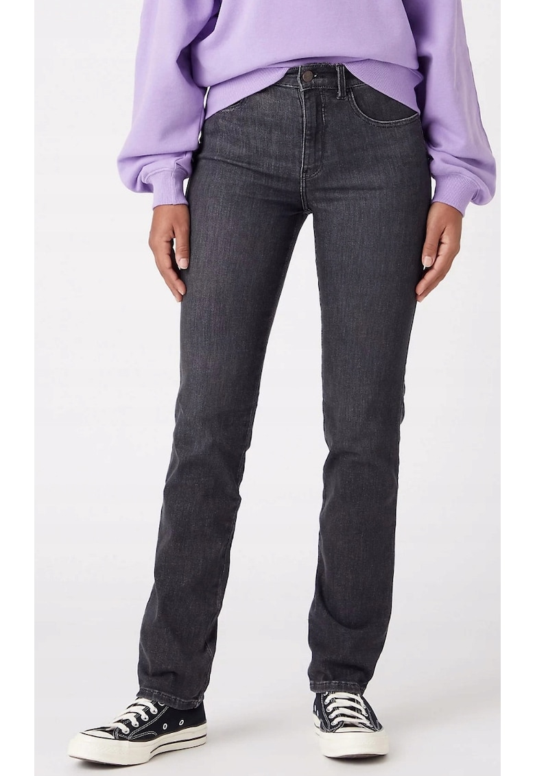 Blugi dama - slim fit - gri - bumbac - Gri