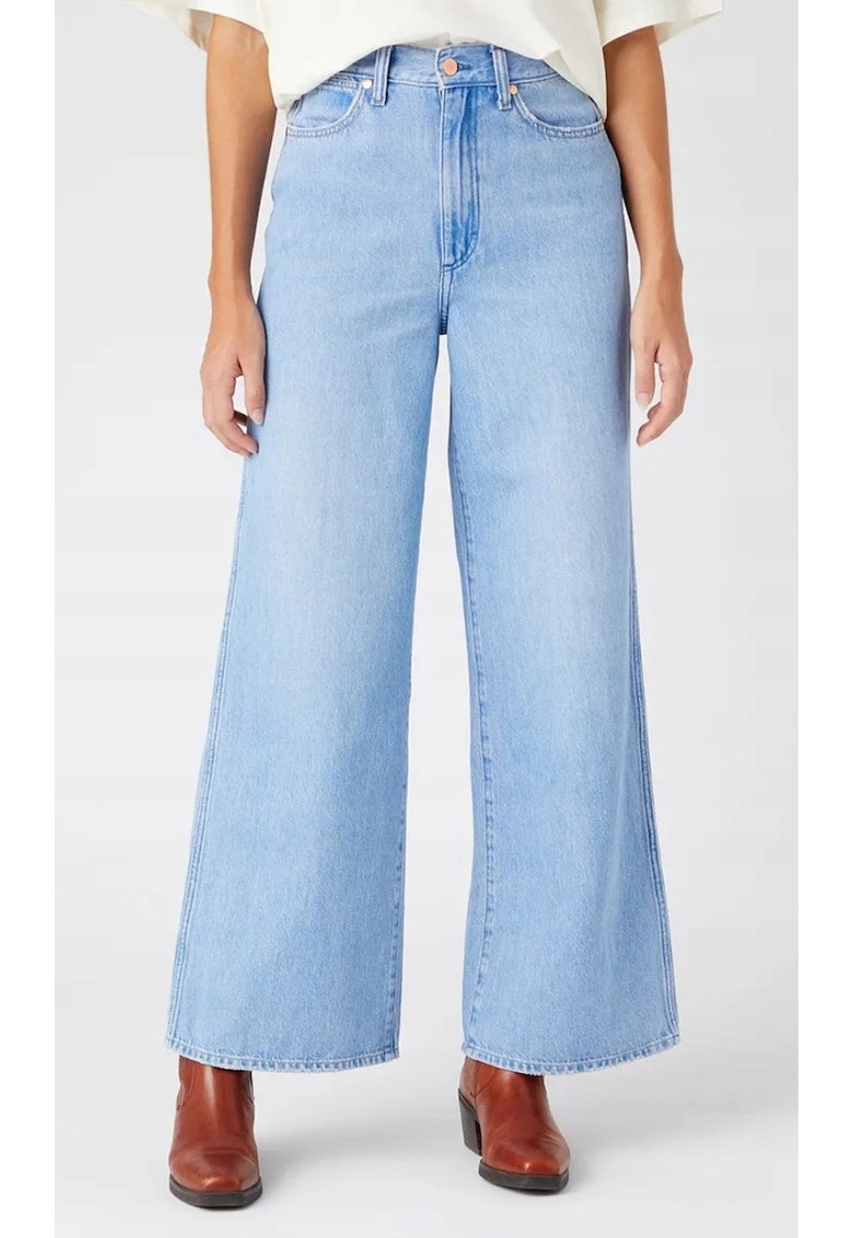 Blugi dama albastru - bumbac - Albastru