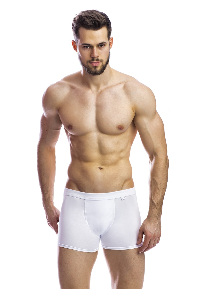 Boxeri pentru barbati BB87R - alb -