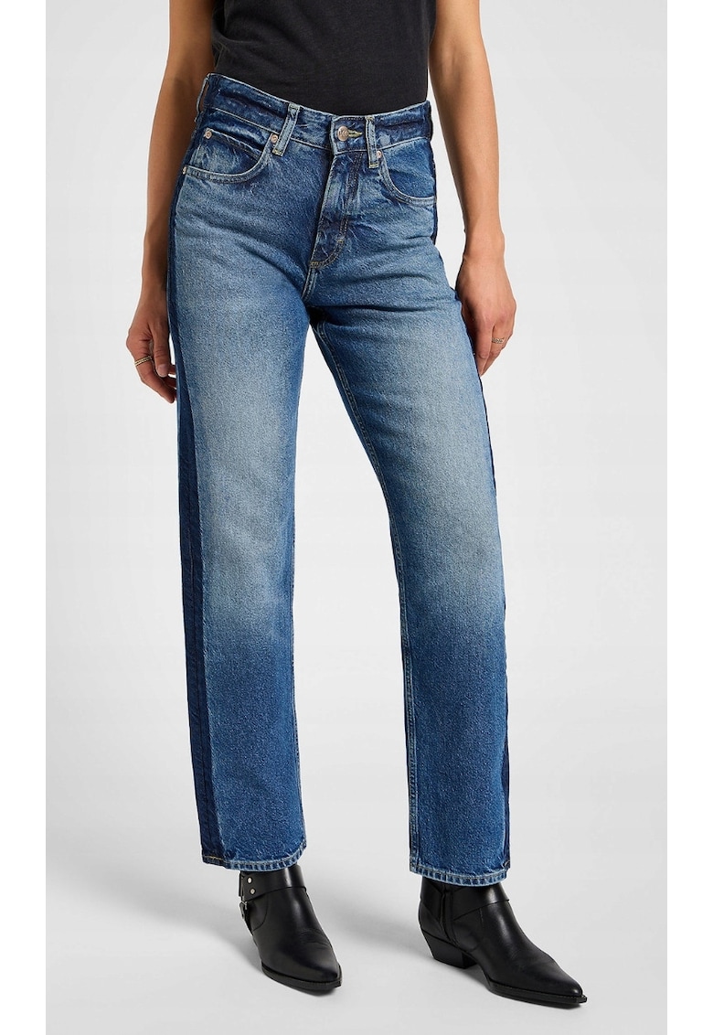 Blugi dama 112349552 - Bumbac - Albastru -