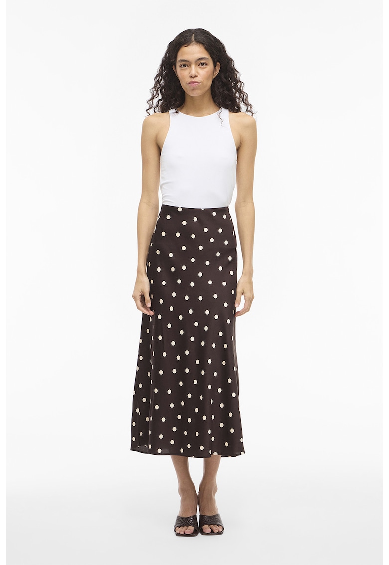 Fusta midi din satin Ellette