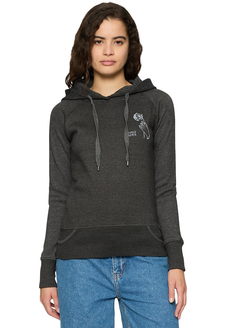 Hanorac lejer cu detaliu cu imprimeu