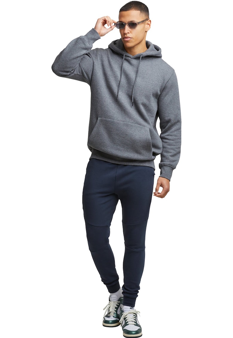 Hanorac cu buzunar kangaroo - Gri melange