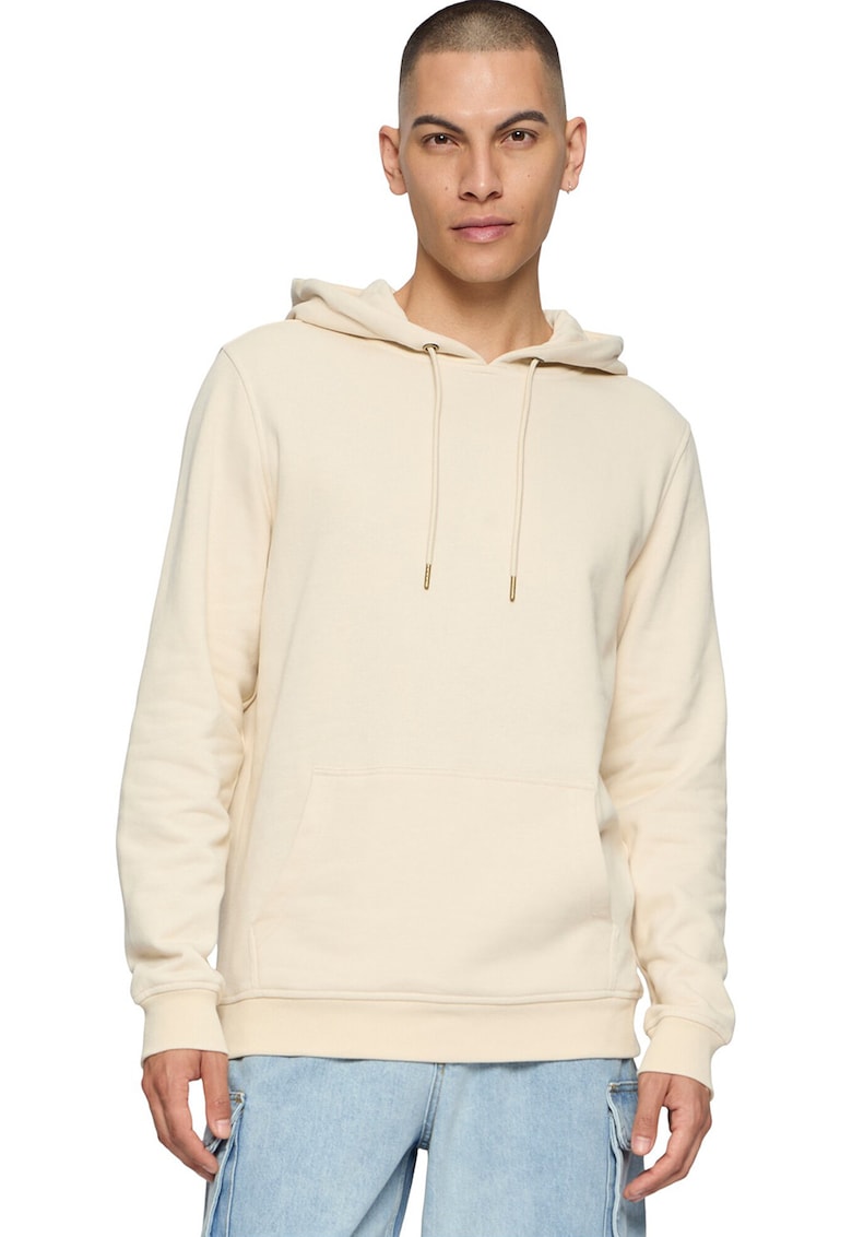 Hanorac cu buzunar kangaroo - Bej