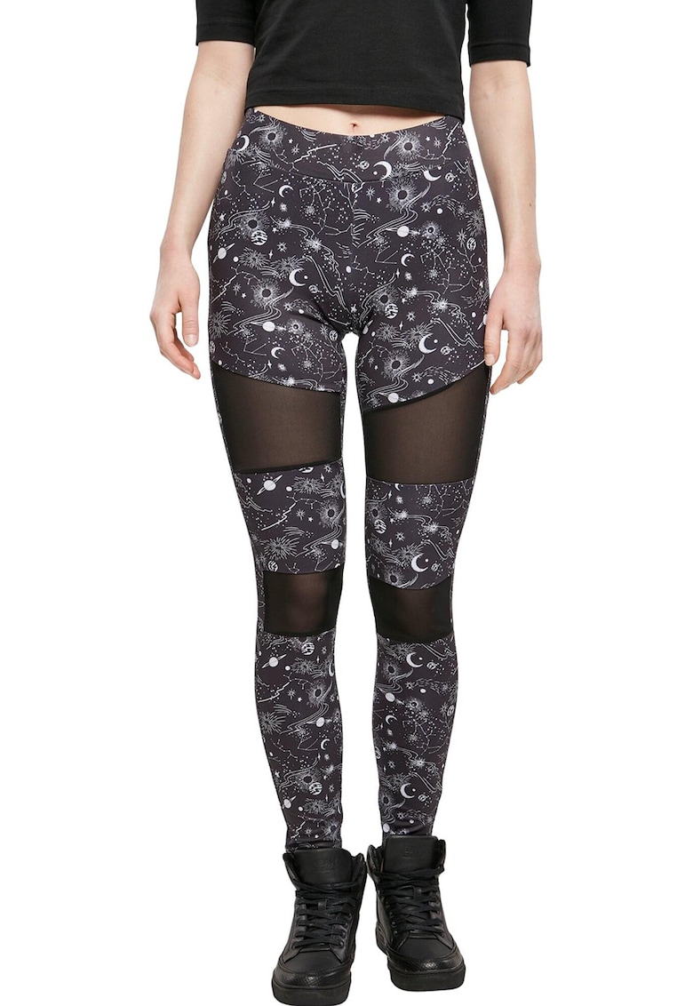 Colanti cu imprimeu si segmente semitransparente