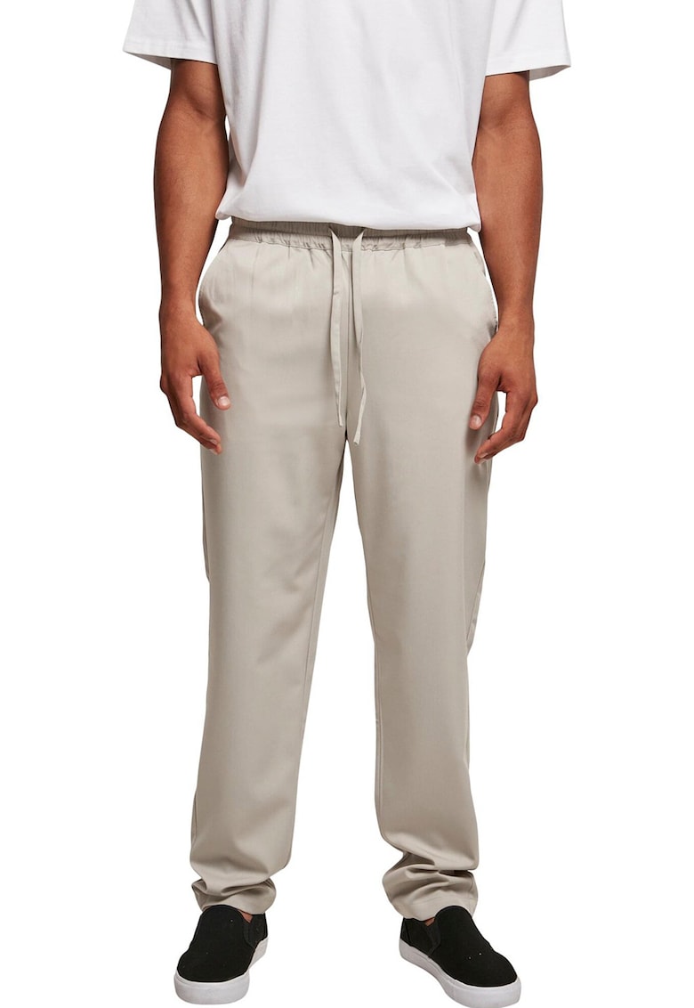 Pantaloni relaxed fit cu snur de ajustare