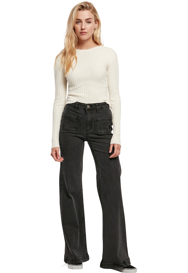 Pulover cu detaliu rasucit pe spate