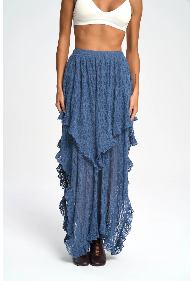 Fusta - HiCCUP - Dantela - Oxford blue