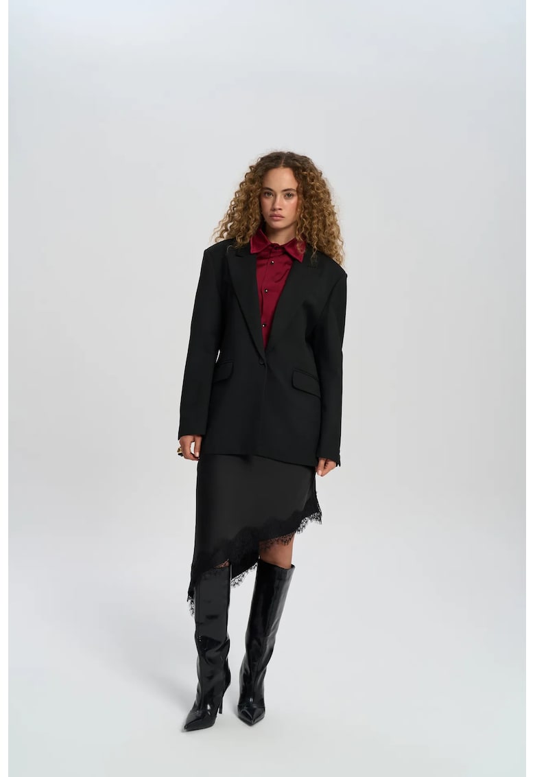 Sacou dama - HiCCUP - Catroux - negru - textil