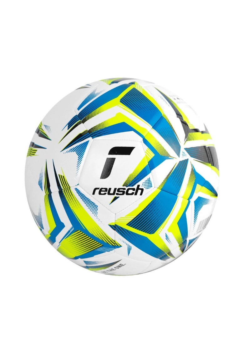 Minge fotbal Reusch Attrakt Silver alb-albastru - r.5 - 35% poliester - 30% poliuretan - 20% guma sintetica - 15% latex