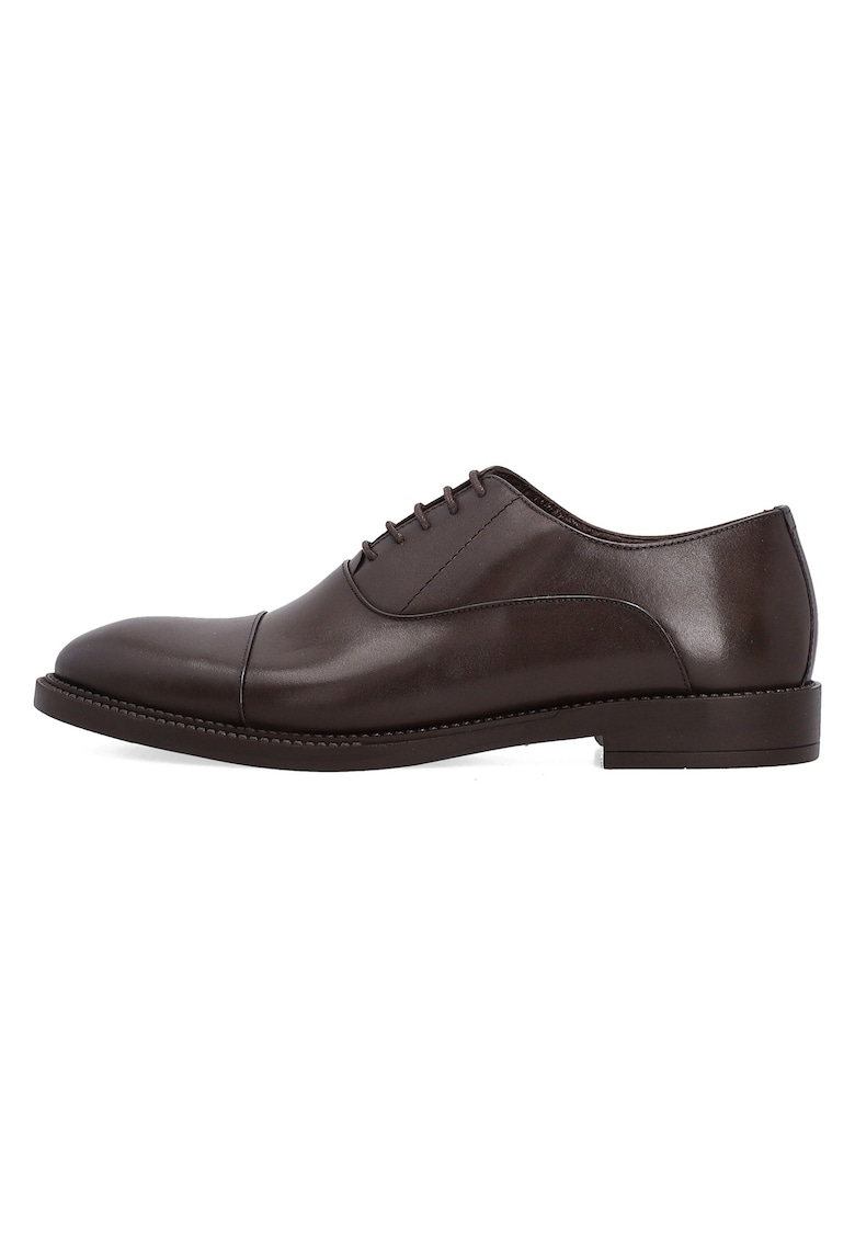 Pantofi Derby din piele cu model uni