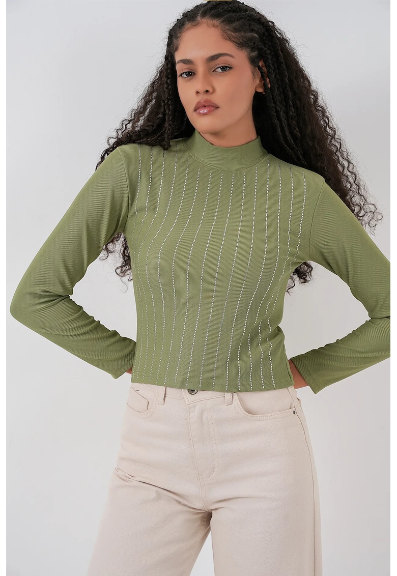 Bluza dama - HiCCUP - Jerseu - Verde pin