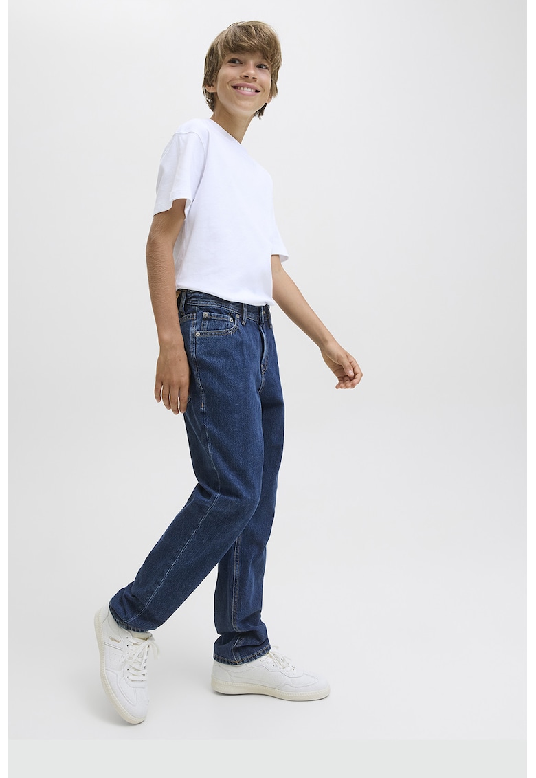 Blugi drepti cu model uni