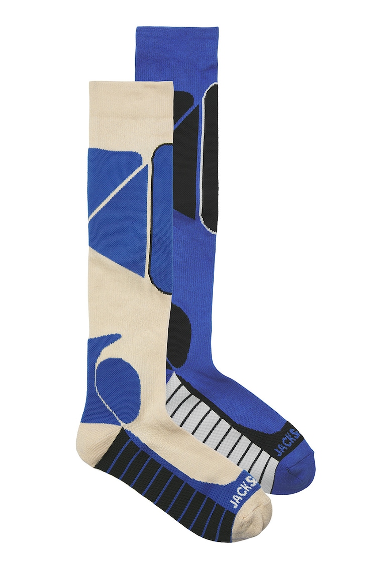 Set de sosete inalte pana la genunchi - pentru schi - 2 perechi