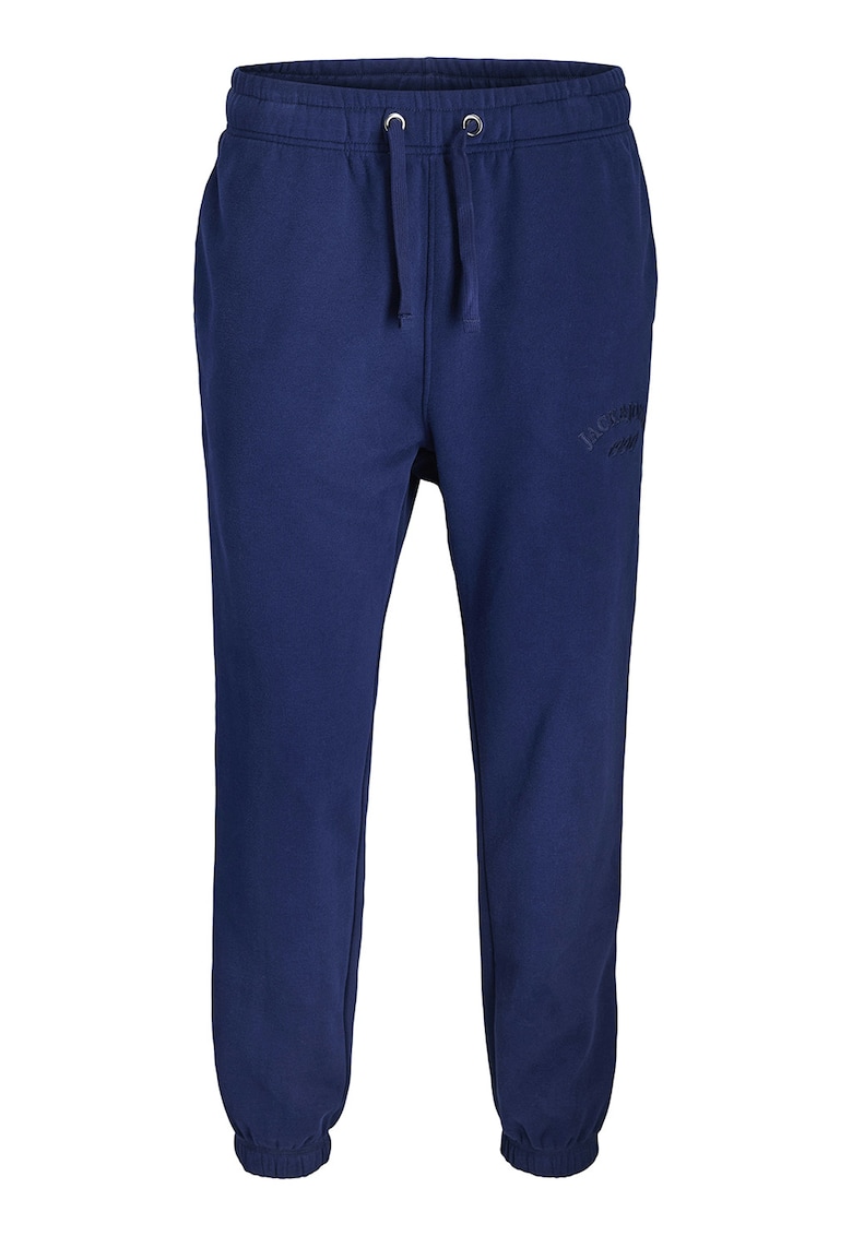 Pantaloni de trening din bumbac organic cu talie ajustabila