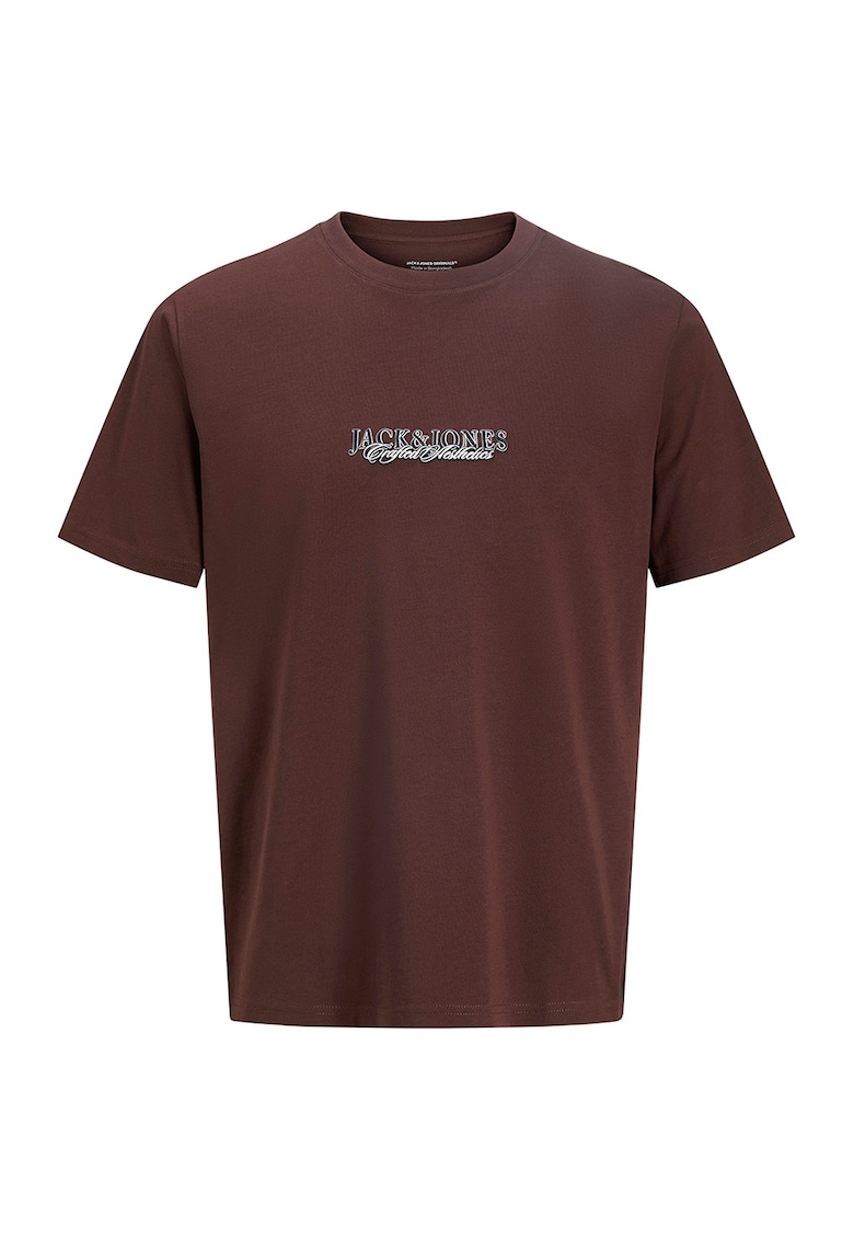 Tricou din bumbac organic cu imprimeu logo pe piept