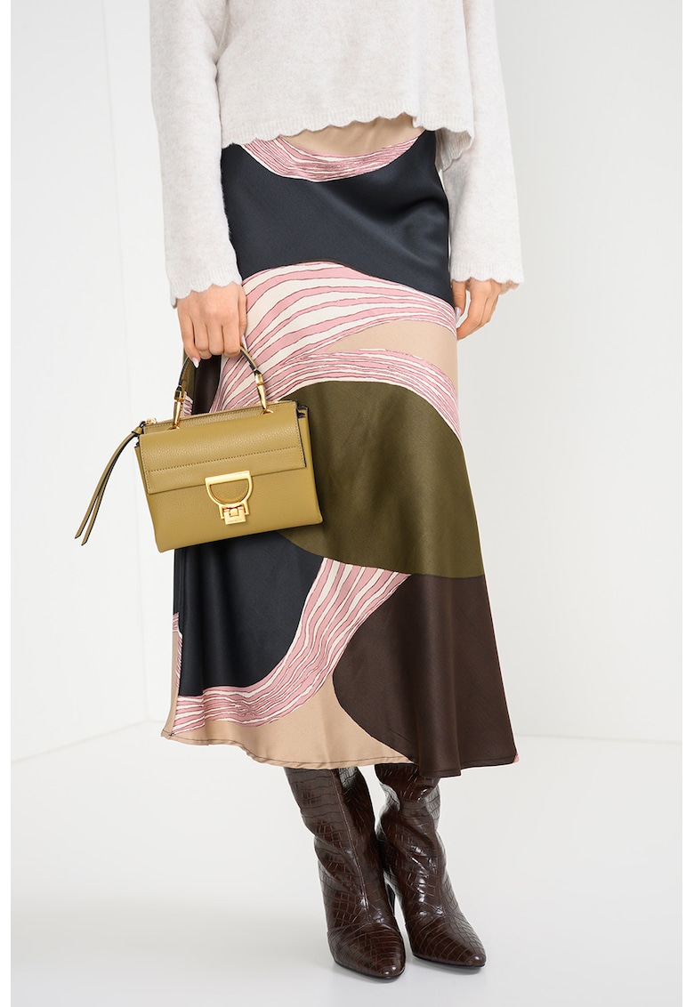 Fusta midi din satin