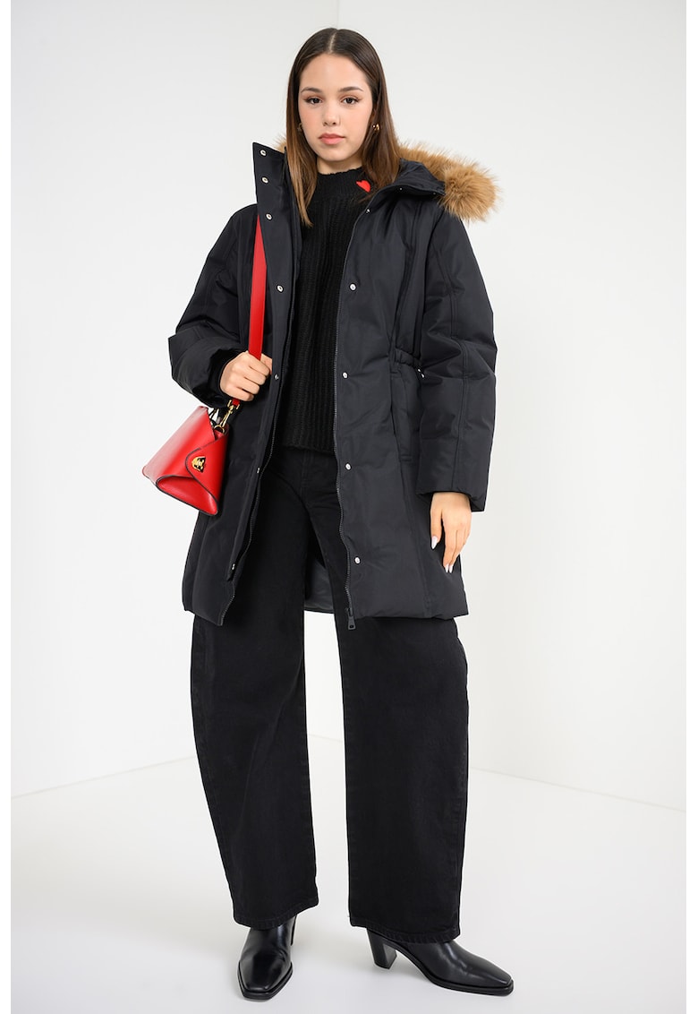 Geaca parka cu vatelina si gluga