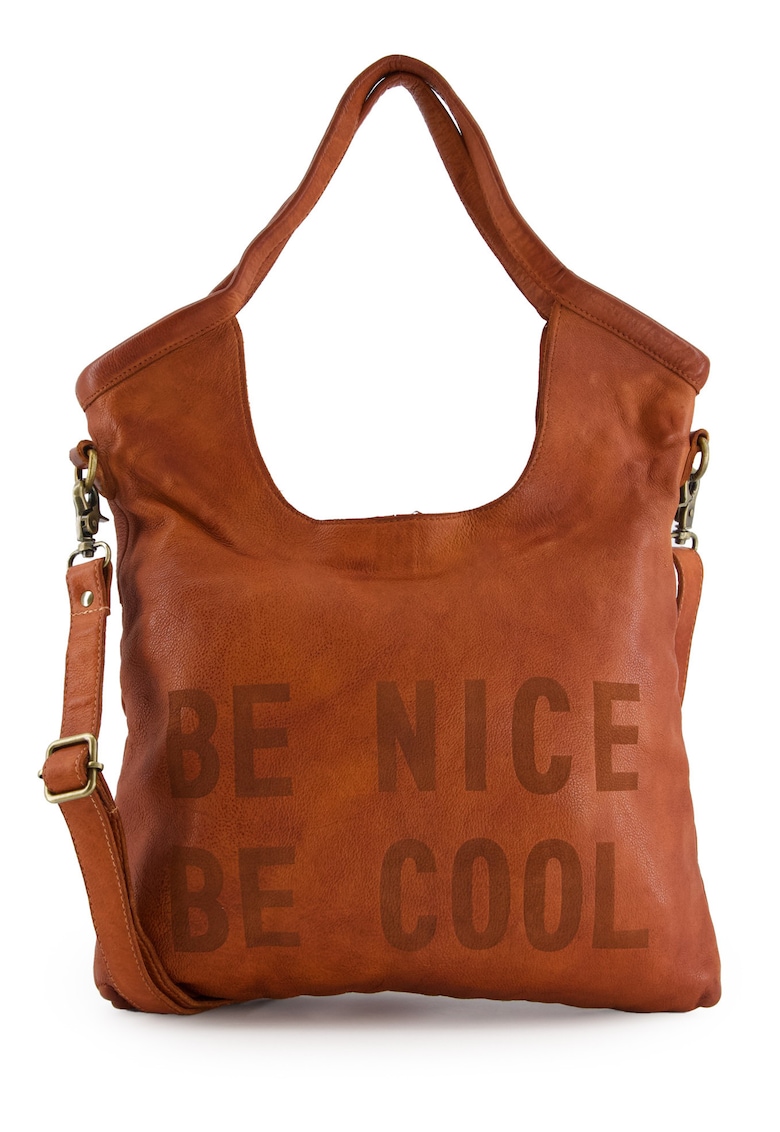 Geanta shopper din piele naturala