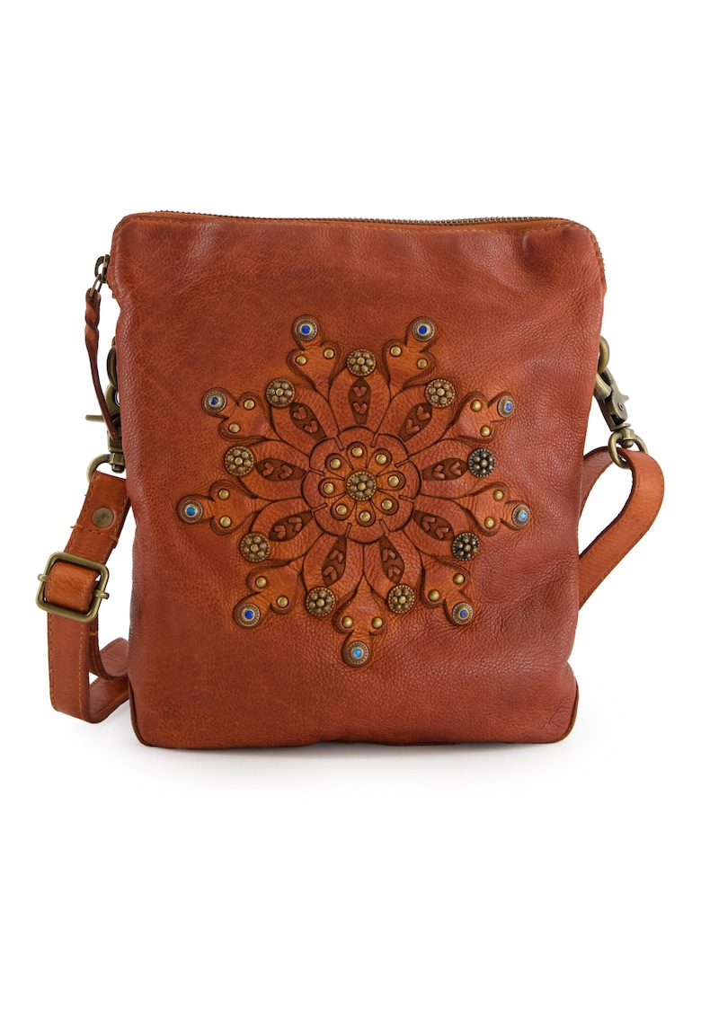Geanta crossbody din piele naturala
