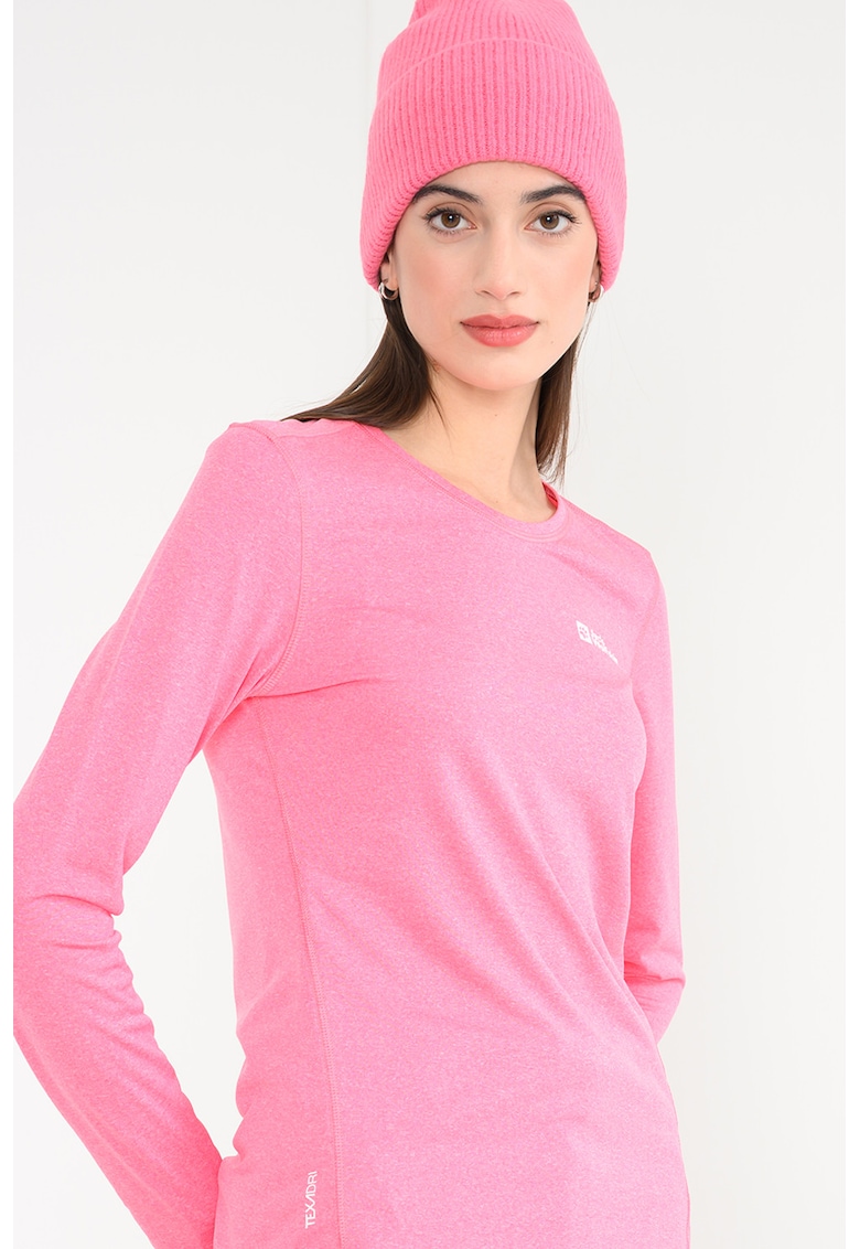 Bluza regular fit cu imprimeu logo discret Sky Thermal