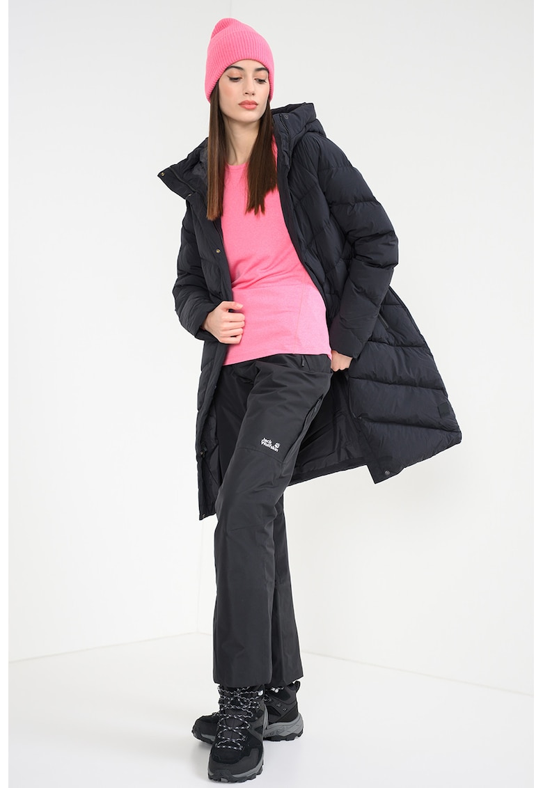 Geaca cu umplutura de puf - gluga si model matlasat Marienplatz