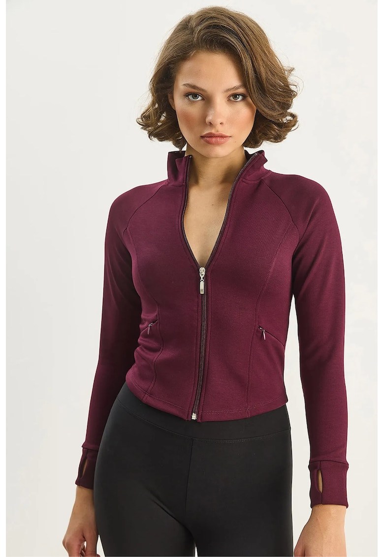 Pulover dama Top activ tricotat - Slim Fit - Jerseu