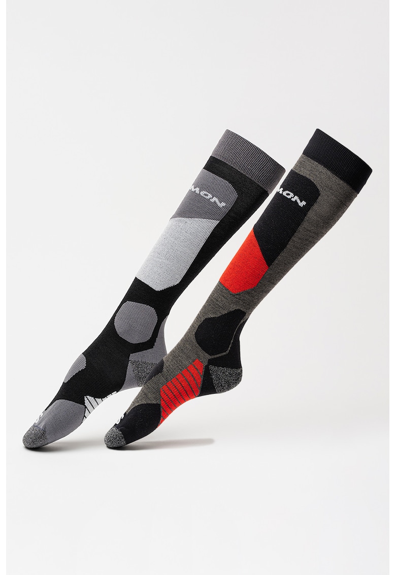 Set de sosete din amestec de lana - pentru schi - 2 perechi