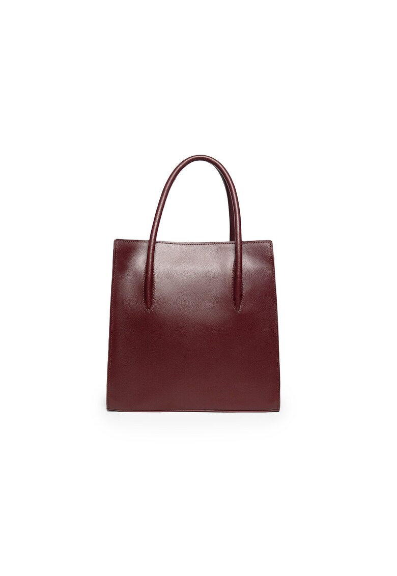 Geanta Hanna 5 Dama Piele naturala - visiniu