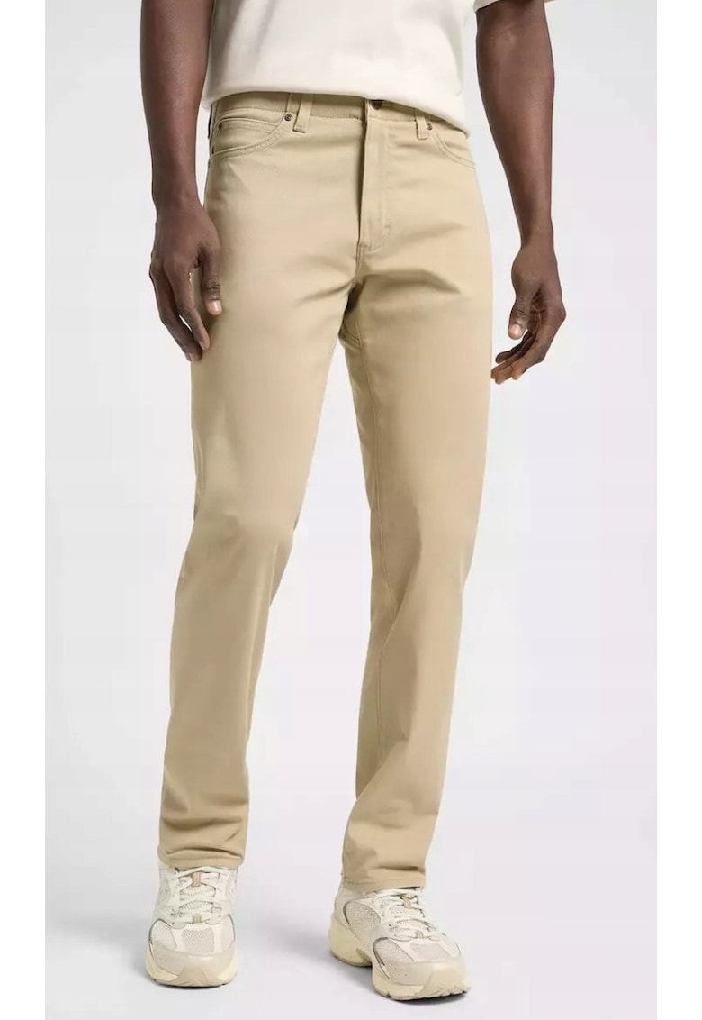 Blugi barbati - SLIM FIT - bej - bumbac -