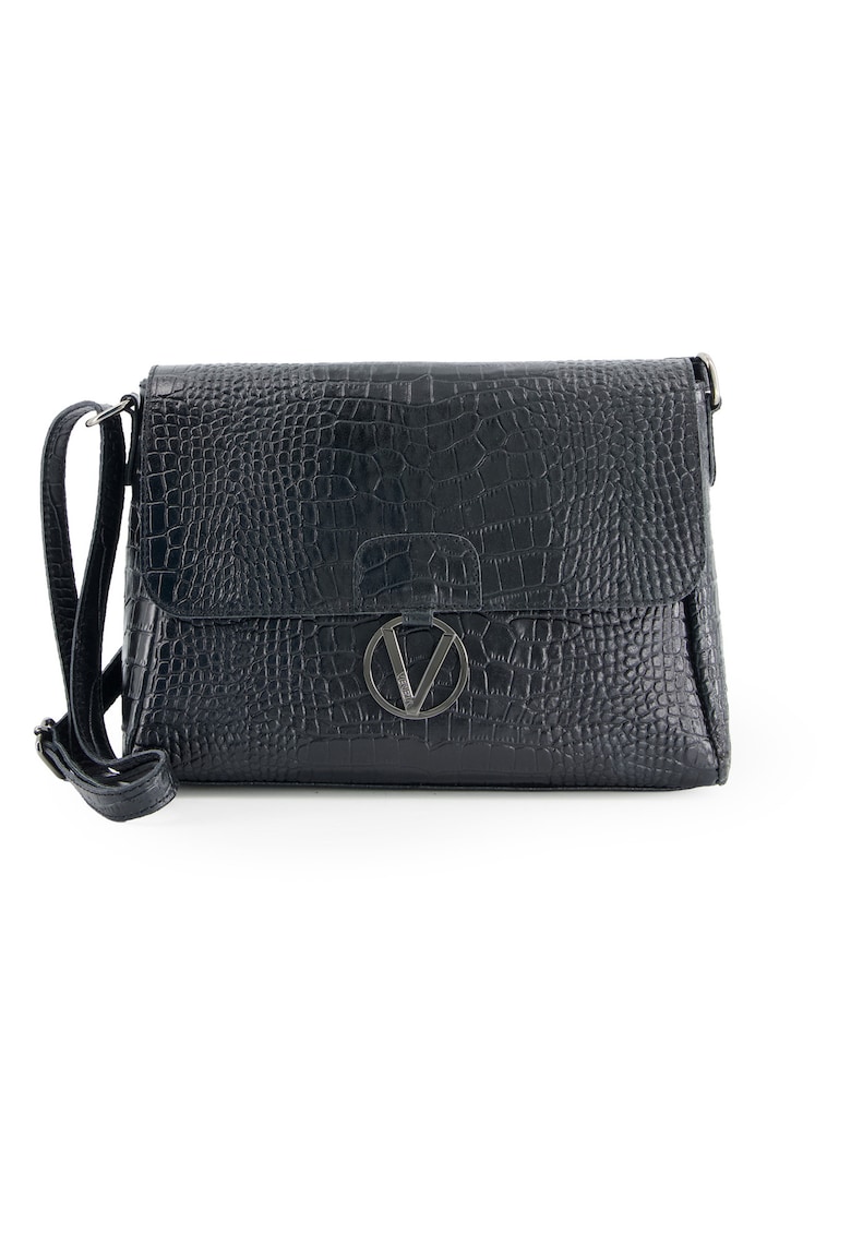 Geanta crossbody din piele cu model reptila
