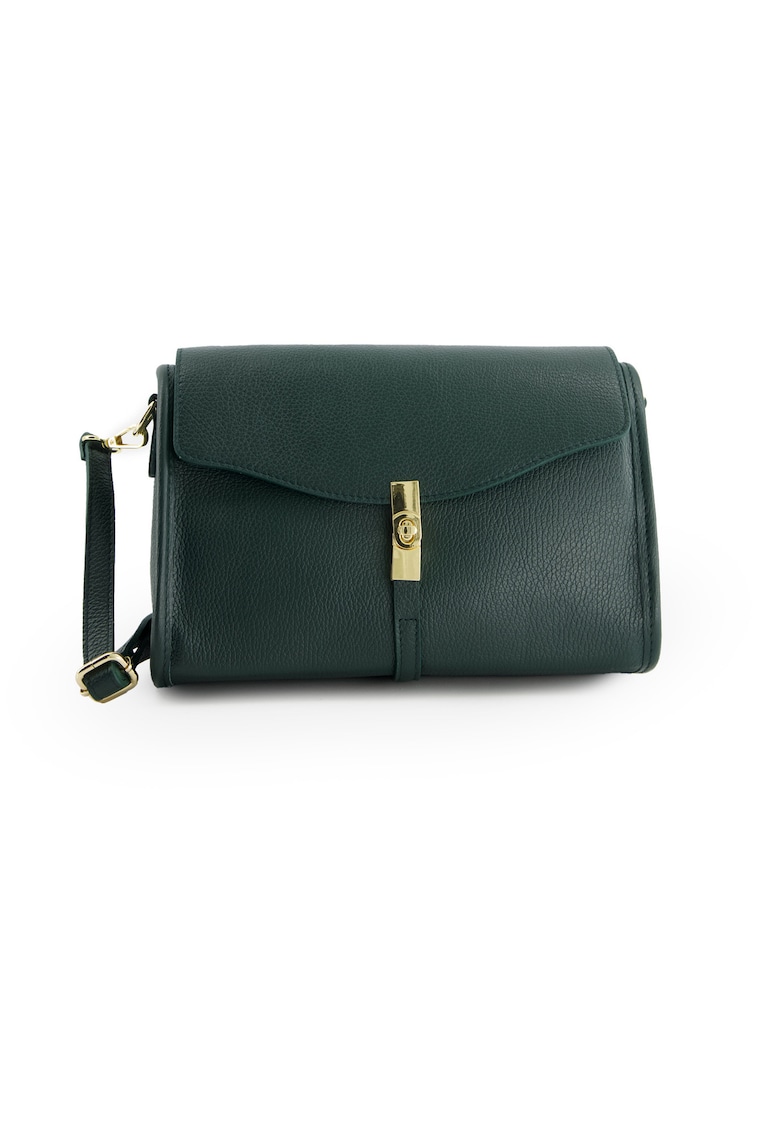 Geanta crossbody din piele cu curea detasabila